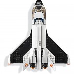 LEGO 60226 City Mars Research Shuttle Spaceship Construction Toys for Kids inspired by NASA with Rover and Drone