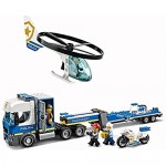 LEGO 60244 City Police Helicopter Transport with ATV Quad Bike  Motorbike and Truck with Trailer