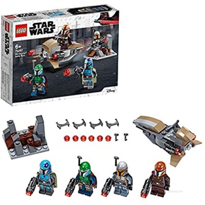 LEGO 75267 Star Wars Mandalorian Battle Pack Set with 4 Minifigures  Speeder Bike and Mini-fort
