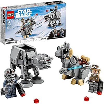 LEGO 75298 Star Wars AT-AT vs. Tauntaun Microfighters  Building Set with Luke Skywalker and AT-AT Driver Minifigures