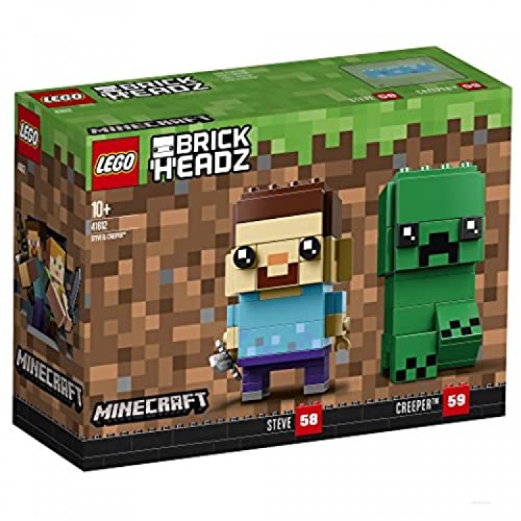 LEGO BrickHeadz Steve & Creeper (41612) Minecraft Figures