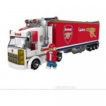 Pro Lion | 290 Piece Official Brick Truck Of Arsenal Football Club For Any Gunner Fan Over 7 Years