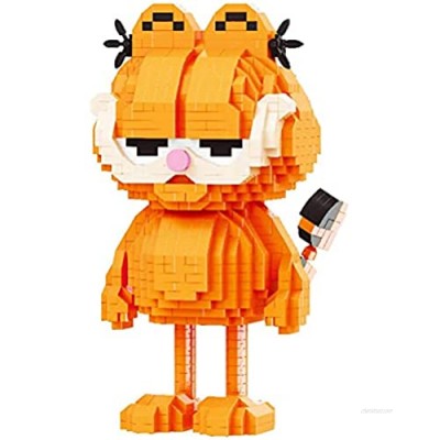 1032Pcs + Garfield Diamond Building Block Cat Figures Model Micro Bricks for Children Mini Block Toys