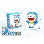 Animal Blue Cat Doraemoned Mini Diamond Bricks 3D Model Building Blocks Set Assemble Toy for Boys Gifts Children A