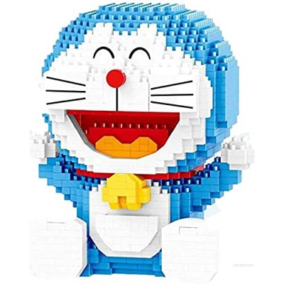 Animal Blue Cat Doraemoned Mini Diamond Bricks 3D Model Building Blocks Set Assemble Toy for Boys Gifts Children A
