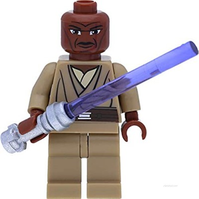 LEGO Star Wars Jedi Mace Windu Mini Figure with Lightsaber (The Clone Wars)