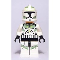 Lego Star Wars Mini Figure - Clone Trooper with sand green markings SW298