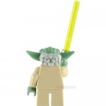 LEGO Star Wars: Yoda Minifigure with Green Lightsaber