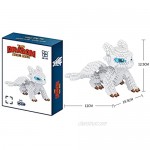 Mini Micro Diamond Model Building Blocks Dinosaur Toys Gifts for Kids White