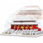 World Architecture Hall Taihe Palace Model Architecture Building Block Set 2460Pcs Nano Mini Blocks DIY Toys Kit And Gifts for Kids And Adults