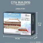 World Architecture Hall Taihe Palace Model Architecture Building Block Set 2460Pcs Nano Mini Blocks DIY Toys Kit And Gifts for Kids And Adults