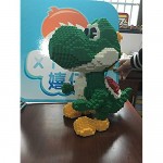 Yoshi 3D Model Dinosaur Building Blocks Set DIY Diamond Mini Brick Toy for Boy Gifts (6900Pcs)