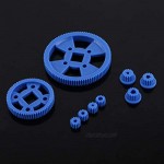 banapoy Motor Gear Set Plastic Gears Small Parts for Car Robots(80 gear packs)