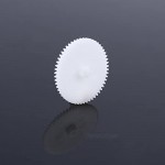 Changor Plastic Reduction gear；12pcs gears Toy Gear Plastic Made Made of Plastic (White)