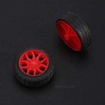 Gears Kits - Toy Car DIY Accessories Motors Worms Belts Bushings Pulleys Wheels Gears Assortment