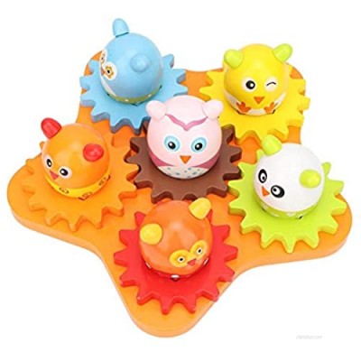 Snufeve6 Building Block Gears Toy Mechanical Gears Toy Colorful for Children