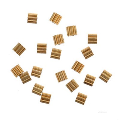 Tool Supplies - 20 Pcs Copper Pinion 9 Tooth Thickness 2mm Mechanical Gear Small Modulus Gear
