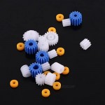 Toy Accessories Spindle Gear 26pcs Spindle Worm Gear 2MM/2.3MM/3MM Shaft Gear Motor Gears Small Parts for DIY Model Technology Cars