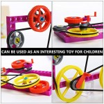 ULTECHNOVO Pulley Set for Kids STEM Discovery Learning Kit Building Toy for Boys and Girls DIY Gear Assortment Accessories Set