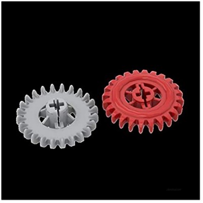 XUANLAN Gears Set Compatible for3650 24 Tooth Crown for Building Blocks Parts DIY Educational Creative Gift Toys Gears DIY Accessories (Color : Light gray)