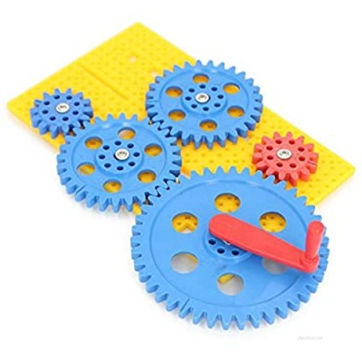 XUANLAN Gears Set Gear Set Toys Gear Splicing Building Blocks Plastic Assembly Toys Children's Puzzle Assembling Model Toys Gears DIY Accessories (Color : Multicolor)