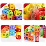 CuteLife Magnetic Building Blocks Educational Toys Magnetic Building Tiles Set For Preschool Toddlers Magnetic Tiles Building Blocks Toys 73 PCS (Color : Multi-colored Size : 73PCS)