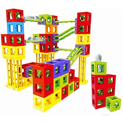 CuteLife Magnetic Building Blocks Educational Toys Magnetic Building Tiles Set For Preschool Toddlers Magnetic Tiles Building Blocks Toys 73 PCS (Color : Multi-colored Size : 73PCS)