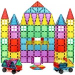FYLD Magnetic Blocks 100-Piece Set 3D Magnetic Building Blocks Educational Magnetic Tiles Magnet Toys for Kids Toddlers