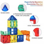 Innoo Tech Magnetic Building Blocks 68PCS Building Blocks Magnetic Educational Toy Great Gift for Kids