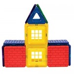 Magformers 705007 Wow House Magnetic Construction Toy. Makes 20 Different Houses. Comes With Puzzle Sheets and Building Cards.