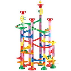 Marble Run Race Set Giant Construction Building Blocks Toy Game Track Kid Maze Early Education Toy Track Ball Pipe Assembly Building Blocks