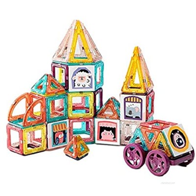 MODEO 3D Magnetic Blocks for Kids STEM Educational Toys Tiles Set/Magnetic Tiles Building Blocks Game Set Toys Improve Kid's Imagination (152 Pcs)