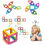 NWQEWDG 64 Pieces Magnetic Blocks - Learning & Development Magnetic Tiles Building Blocks Kids Toys for 3 4 5 6 7 Years Old Boys Girls